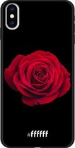 iPhone Xs Max Hoesje TPU Case - Radiant Rose #ffffff