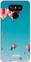 LG G6 Hoesje Transparant TPU Case - Air Balloons #ffffff
