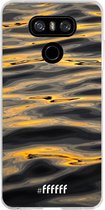 LG G6 Hoesje Transparant TPU Case - Water Waves #ffffff