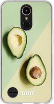 LG K10 (2017) Hoesje Transparant TPU Case - Avocado Aficionado #ffffff