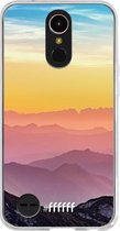 LG K10 (2017) Hoesje Transparant TPU Case - Golden Hour #ffffff