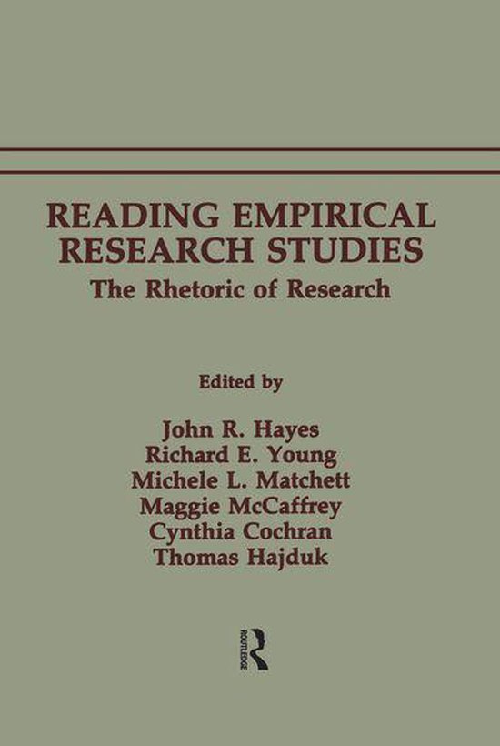 Reading Empirical Research Studies - cover