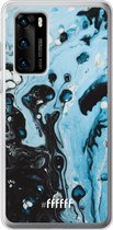 Huawei P40 Hoesje Transparant TPU Case - Melted Opal #ffffff