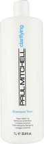 Paul Mitchell Clarifying Shampoo Two-1000 ml - Normale shampoo vrouwen - Voor Alle haartypes