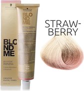 Schwarzkopf - Blond Me - Blonde Toning - Creative Pastel Tones - Strawberry - 60 ml