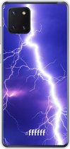 Samsung Galaxy Note 10 Lite Hoesje Transparant TPU Case - Thunderbolt #ffffff