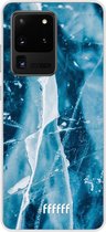 Samsung Galaxy S20 Ultra Hoesje Transparant TPU Case - Cracked Ice #ffffff