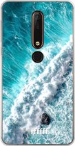 Nokia X6 (2018) Hoesje Transparant TPU Case - Perfect to Surf #ffffff