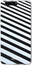 Huawei P10 Plus Hoesje Transparant TPU Case - Mono Tiles #ffffff