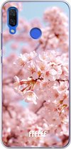 Huawei Nova 3 Hoesje Transparant TPU Case - Cherry Blossom #ffffff