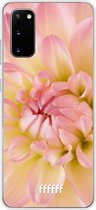 Samsung Galaxy S20 Hoesje Transparant TPU Case - Pink Petals #ffffff