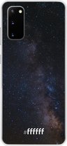 Samsung Galaxy S20 Hoesje Transparant TPU Case - Dark Space #ffffff