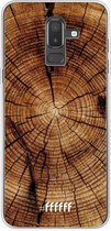 Samsung Galaxy J8 (2018) Hoesje Transparant TPU Case - Tree Rings #ffffff