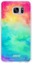 Samsung Galaxy S7 Hoesje Transparant TPU Case - Rainbow Tie Dye #ffffff