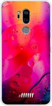LG G7 ThinQ Hoesje Transparant TPU Case - Colour Bokeh #ffffff
