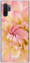 Samsung Galaxy Note 10 Plus Hoesje Transparant TPU Case - Pink Petals #ffffff