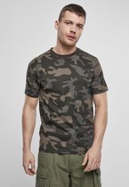 Urban Classics Heren Tshirt -S- Basic Zwart/Bruin