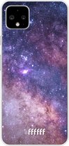 Google Pixel 4 XL Hoesje Transparant TPU Case - Galaxy Stars #ffffff
