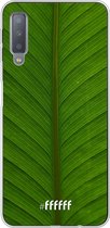 Samsung Galaxy A7 (2018) Hoesje Transparant TPU Case - Unseen Green #ffffff