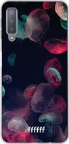 Samsung Galaxy A7 (2018) Hoesje Transparant TPU Case - Jellyfish Bloom #ffffff