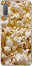 Samsung Galaxy A7 (2018) Hoesje Transparant TPU Case - Popcorn #ffffff