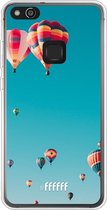 Huawei P10 Lite Hoesje Transparant TPU Case - Air Balloons #ffffff