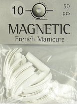 Magnetic Nail Tips French Manicure Maat 10 kunstnagels 50 stuks