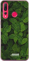 Huawei P30 Lite Hoesje Transparant TPU Case - Jungle Greens #ffffff