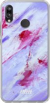 Huawei P20 Lite (2018) Hoesje Transparant TPU Case - Abstract Pinks #ffffff