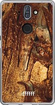 6F hoesje - geschikt voor Nokia 8 Sirocco -  Transparant TPU Case - Lets go Gold #ffffff