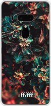 HTC U12+ Hoesje Transparant TPU Case - Ornament #ffffff