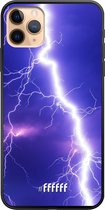 iPhone 11 Pro Max Hoesje TPU Case - Thunderbolt #ffffff