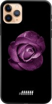 iPhone 11 Pro Max Hoesje TPU Case - Purple Rose #ffffff