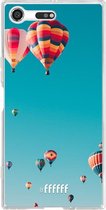 Sony Xperia XZ Premium Hoesje Transparant TPU Case - Air Balloons #ffffff