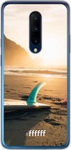 OnePlus 7 Pro Hoesje Transparant TPU Case - Sunset Surf #ffffff