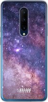 OnePlus 7 Pro Hoesje Transparant TPU Case - Galaxy Stars #ffffff