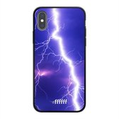 iPhone Xs Hoesje TPU Case - Thunderbolt #ffffff