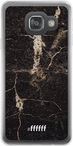 Samsung Galaxy A3 (2016) Hoesje Transparant TPU Case - Dark Golden Marble #ffffff