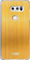 LG V30 (2017) Hoesje Transparant TPU Case - Bold Gold #ffffff