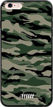 iPhone 6 Plus Hoesje TPU Case - Woodland Camouflage #ffffff