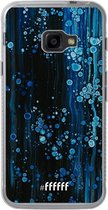 Samsung Galaxy Xcover 4 Hoesje Transparant TPU Case - Bubbling Blues #ffffff