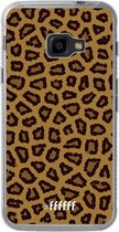Samsung Galaxy Xcover 4 Hoesje Transparant TPU Case - Leopard Print #ffffff