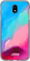 Samsung Galaxy J7 (2017) Hoesje Transparant TPU Case - Abstract Hues #ffffff