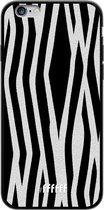 iPhone 6 Hoesje TPU Case - Zebra Print #ffffff