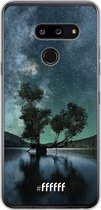 LG G8 ThinQ Hoesje Transparant TPU Case - Space Tree #ffffff