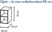 Bruynzeel Box Nis voor onderbouwkast 28x49x34cm Inschuifnis mat wit