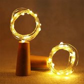 ByKemme LED verlichting  voor in fles - 5 STUKS - inclusief batterijen-kleur warm wit - wijnfles verlichting - decoratieve flesverliching 1,5 meter – 150 cm - partyverlichting-feestverlichtin