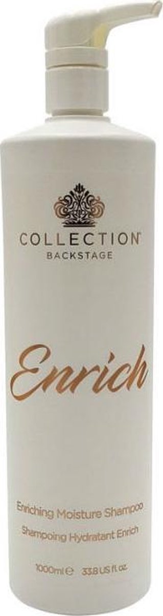 The Collection Backwash Enrich Shampoo - 1000ml - Normale shampoo vrouwen - Voor Alle haartypes