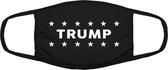 Trump | Vote | America | gezichtsmasker | bescherming | bedrukt | logo | Zwart mondmasker van katoen, uitwasbaar & herbruikbaar. Geschikt voor OV