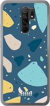 Xiaomi Redmi 9 Hoesje Transparant TPU Case - Terrazzo N°7 #ffffff